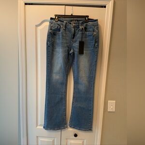 Miss me Fleur wings bootcut jeans size 31